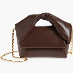 JW Anderson Small Twister Satin Top Handle Bag